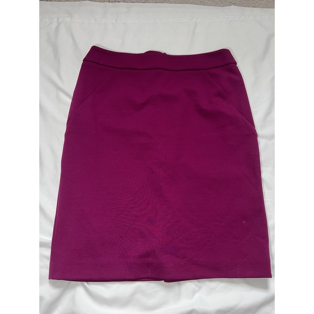Premise‎ Purple Pencil Skirt Thick Knit Size 8 Office Work Wear Business Casual